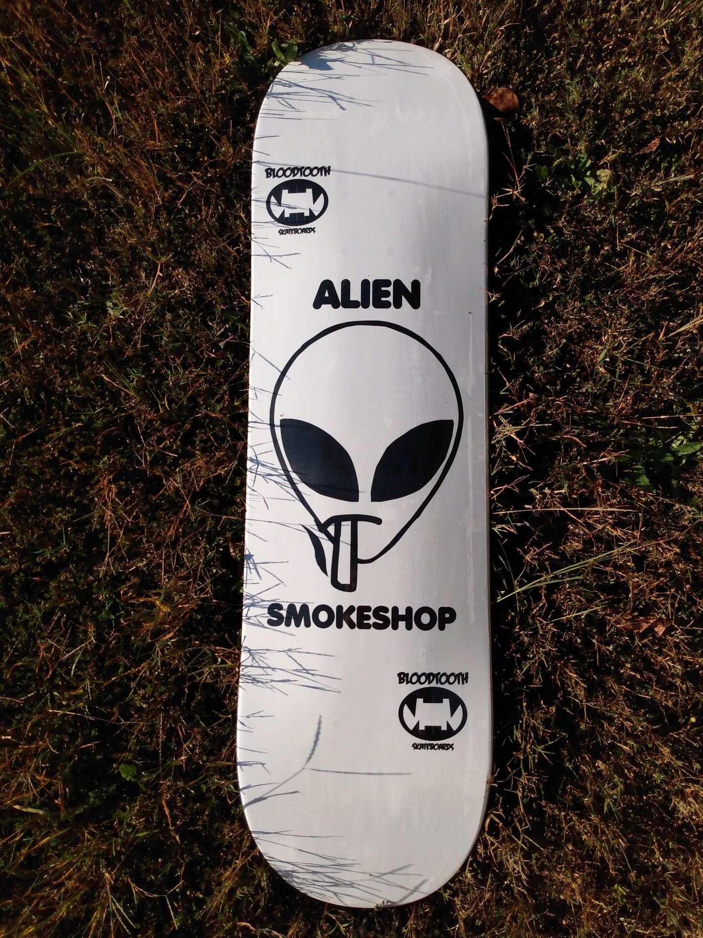 8.25 BloodTooth Skateboard Deck Alien Smokeshop Graphic