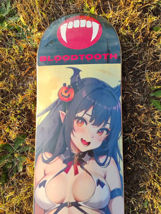 8.5 Bloodtooth Anime Vampire Girl Skateboard deck
