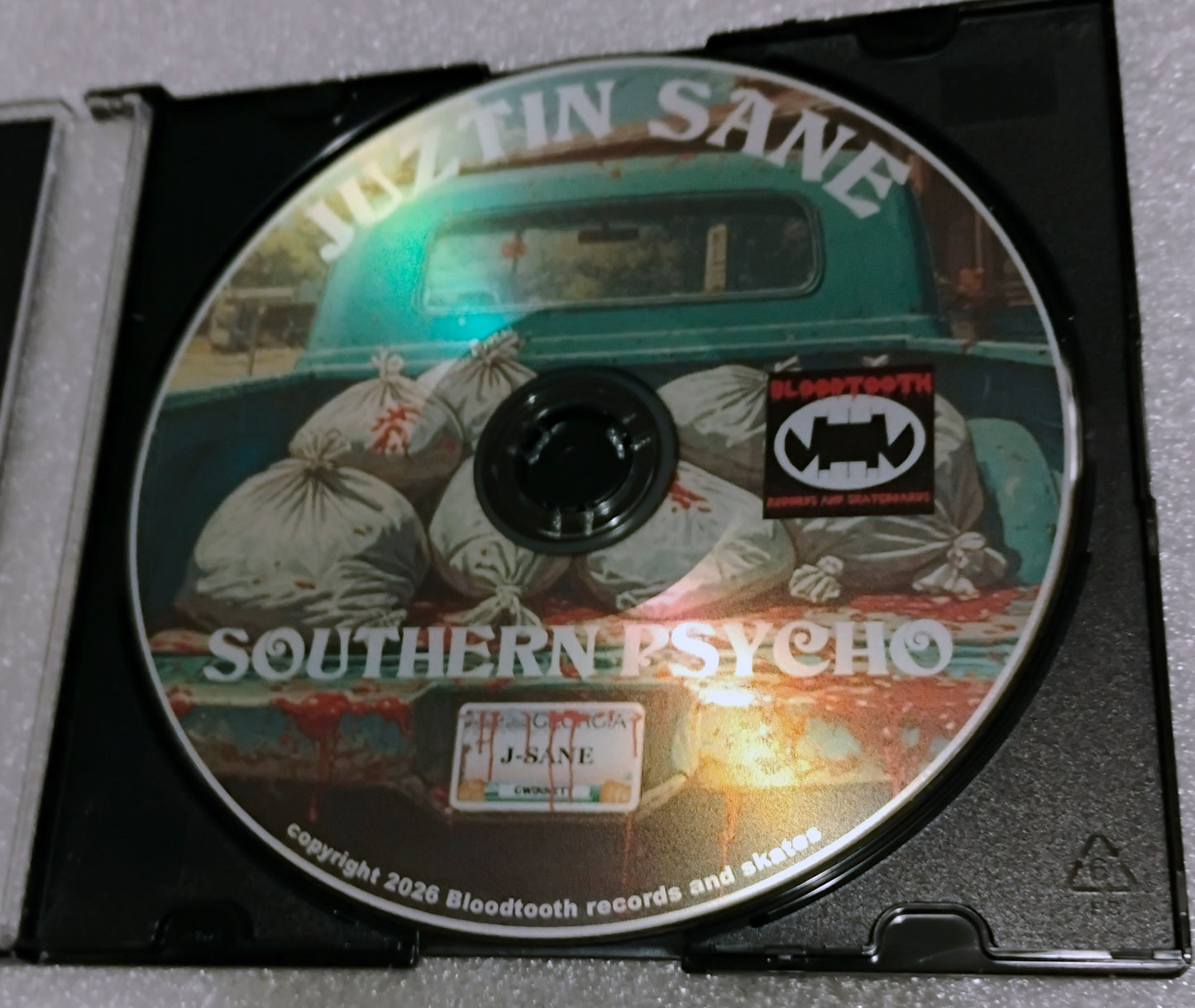 JUZTIN SANE - SOUTHERN PSYCHO CD