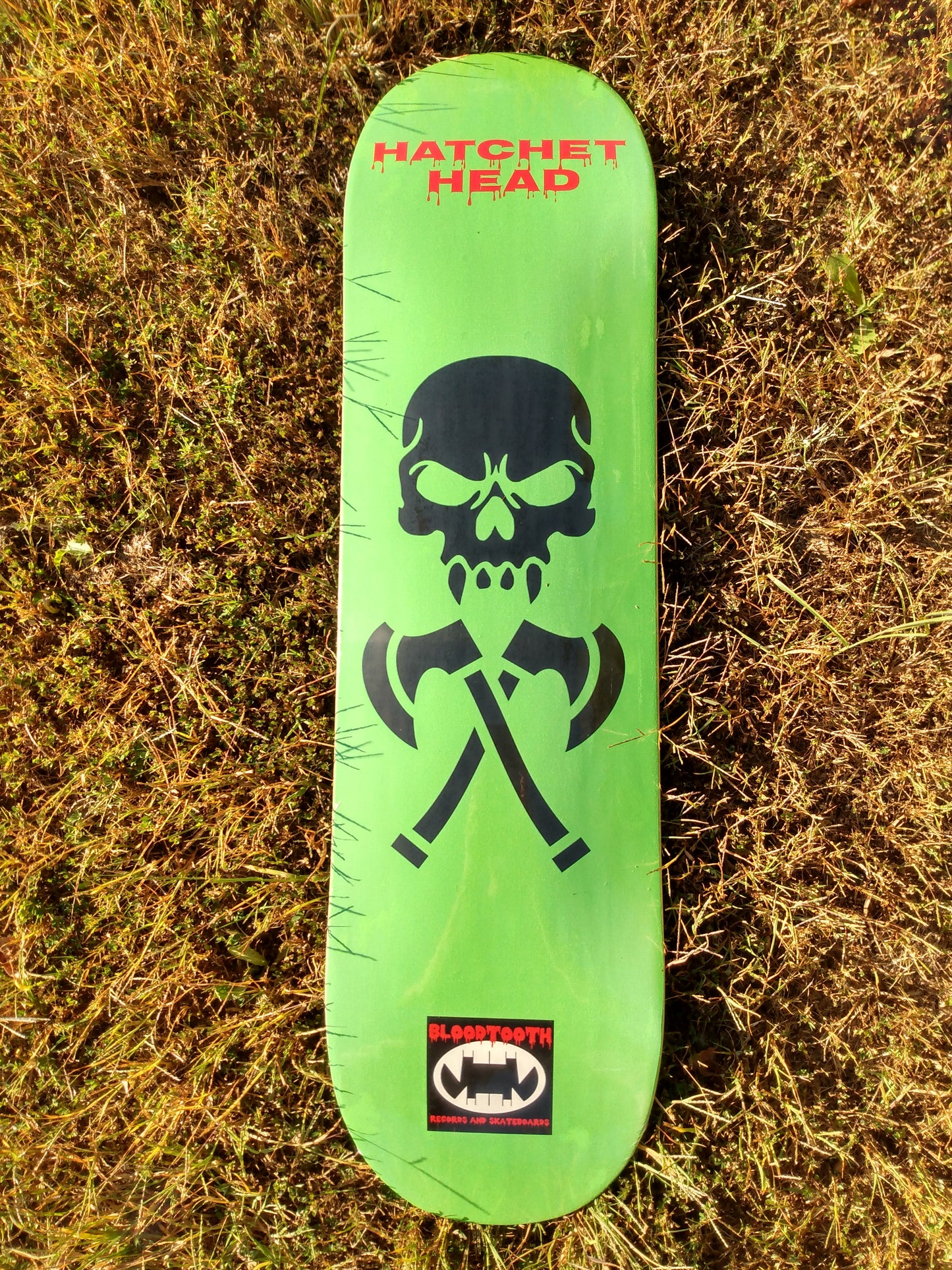8.5 Skateboard Deck BloodTooth / HatchetHead Pro Graphic