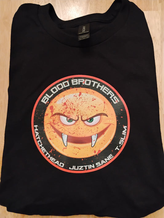 Blood Brothers Black Unisex T-shirt LARGE