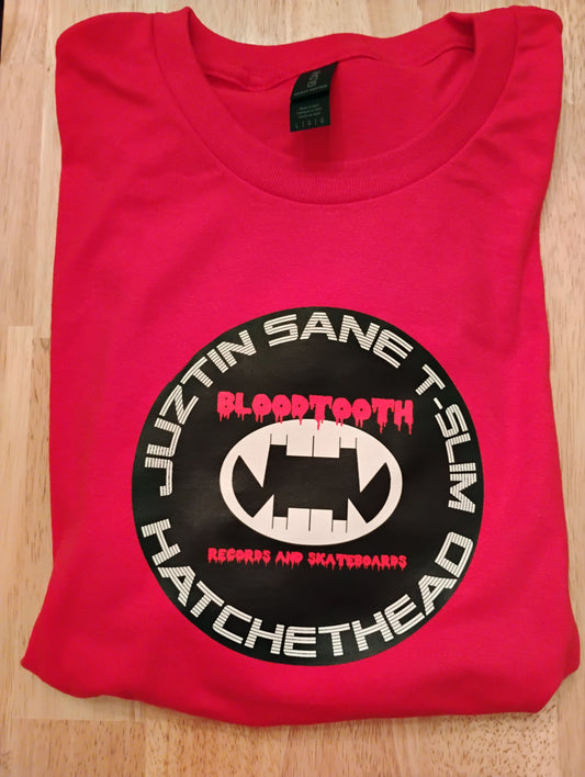 BloodTooth Records Red Unisex T-shirt Medium