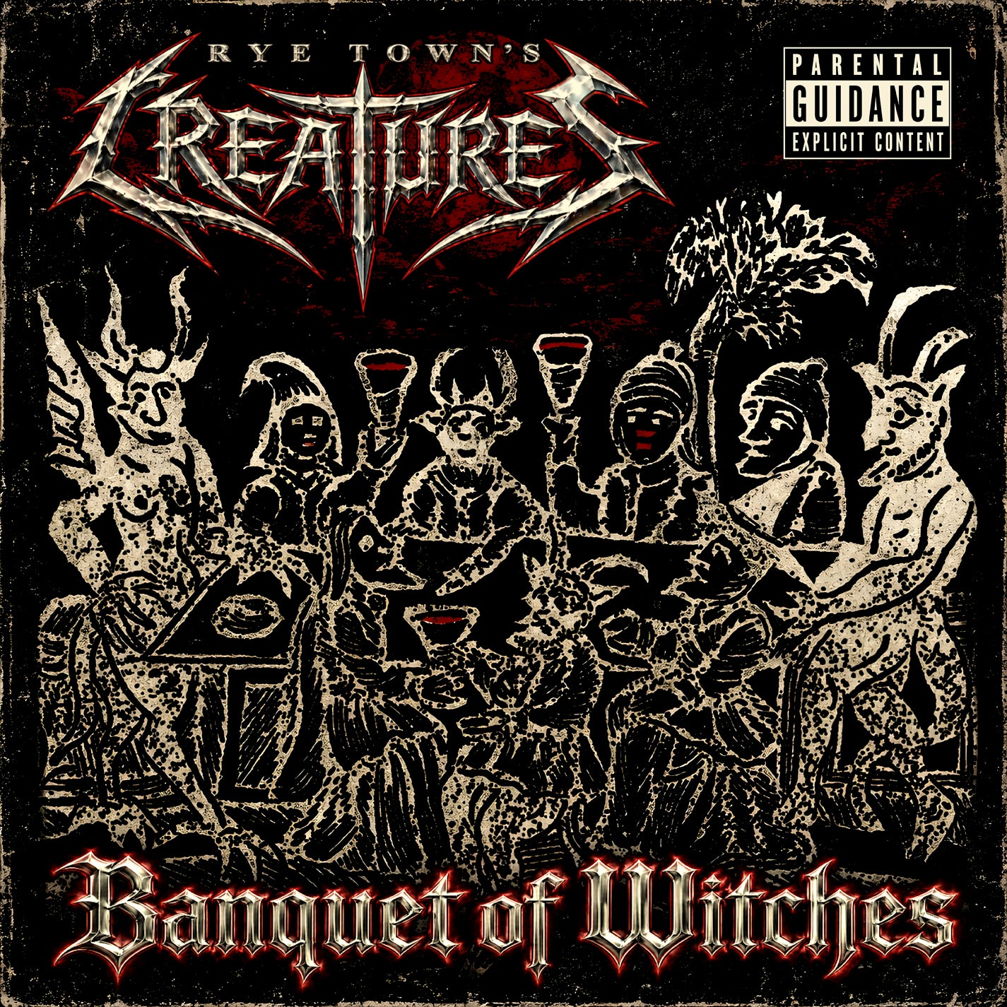 Rye Town's Creatures - Banquet of Witches CD (Slim case version)