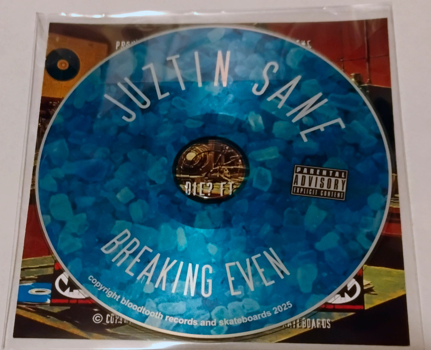 Juztin Sane - Breaking Even E.P. CD