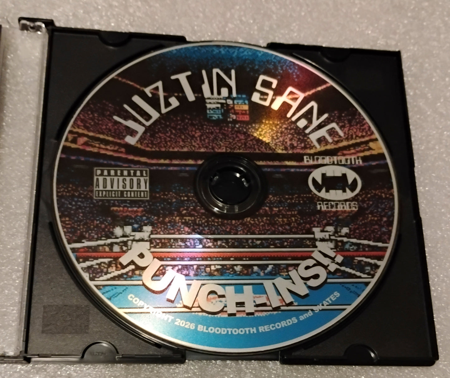 Juztin Sane - Punch-Ins!! CD Brand New