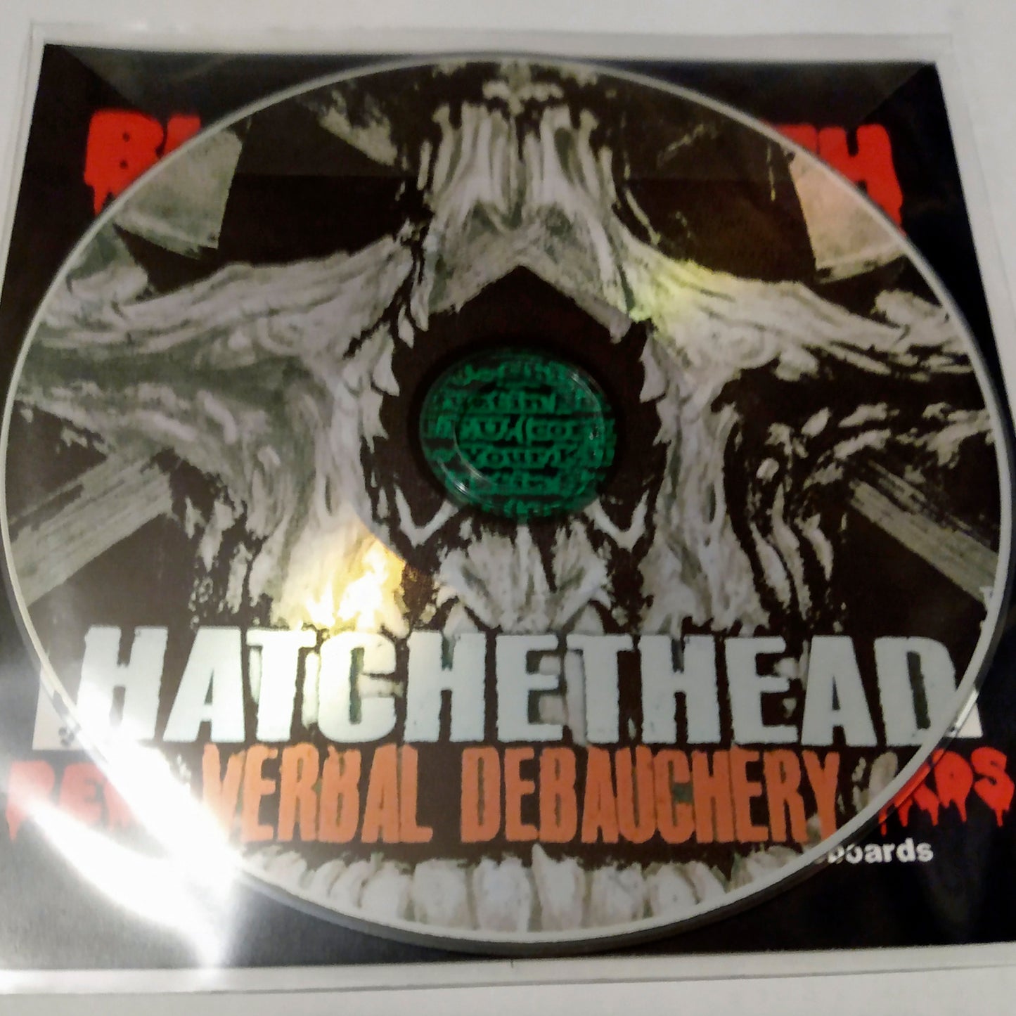 HatchetHead Verbal Debauchery CD 2024 Re-release version